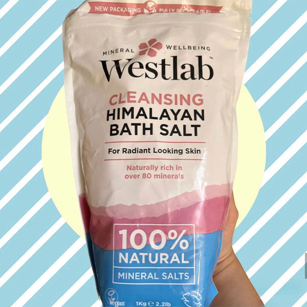 Westlab Cleansing Himalayan Bath Salt Pink Crystal Salt